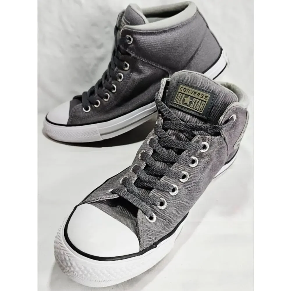 Converse Chuck Taylor All Star Street High Sneakers Grey Mens Size 10
